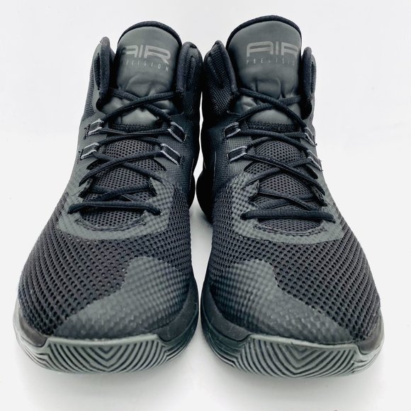 Nike Mens Air Precision NBK ‘Black Gray’ Basketball Shoes 898452-001 Size 10 - Picture 4 of 10